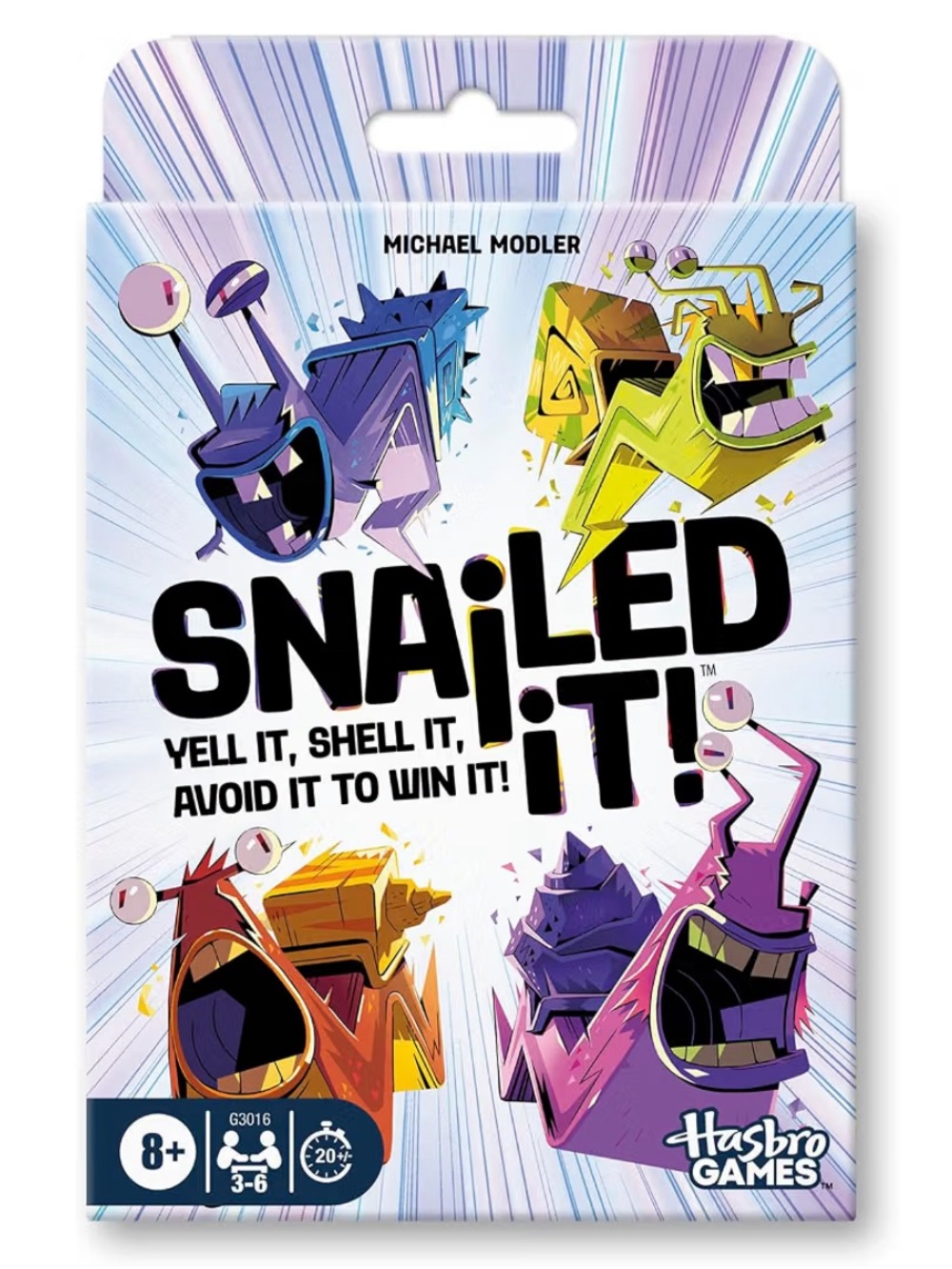 🐌 HASBRO Snailed It! Fast-Paced Family Card Game Ages 8+ NWT 🎴